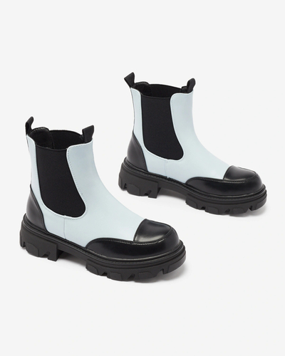 Royalfashion Modri ženski škornji Userrus