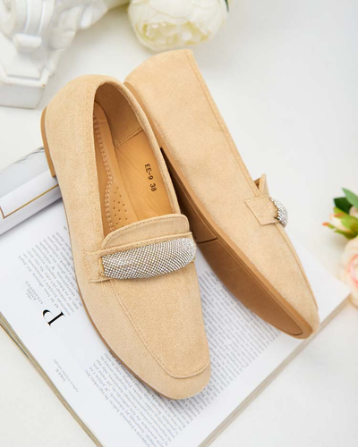 Royalfashion Ženski mokasini eko semiš Rellpes