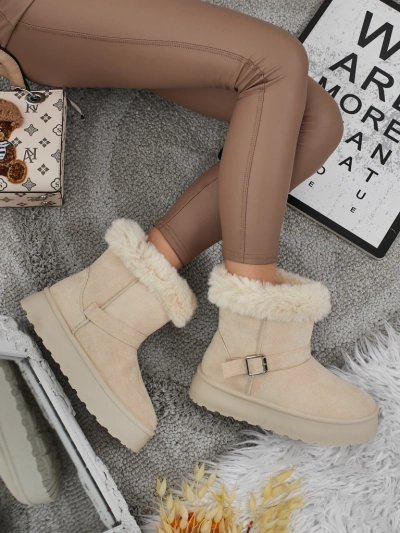 Royalfashion Kratki ženski škornji a'la snežni škornji Myrelle