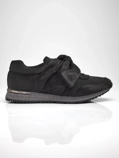 Royalfashion Damskie buty sportowe z kokardą Socca