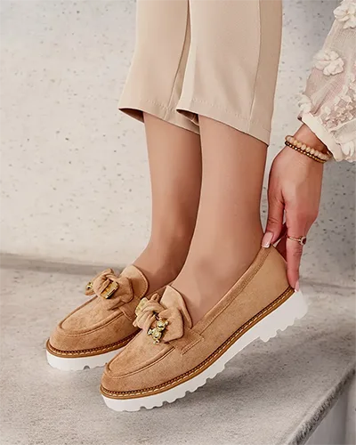 Royalfashion Ženski mokasini z lokom Ezizer