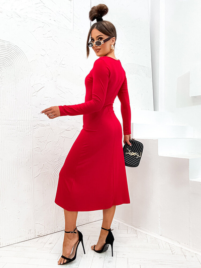 Royalfashion Duga tkanina haljina za žene