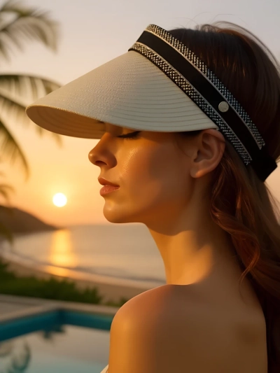 Royalfashion Sunny Weave Sončna Vizirka