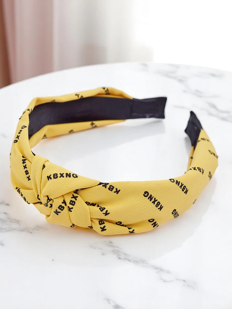 Royalfashion Naglavni trak s pletenim vzorcem Grafity Boom