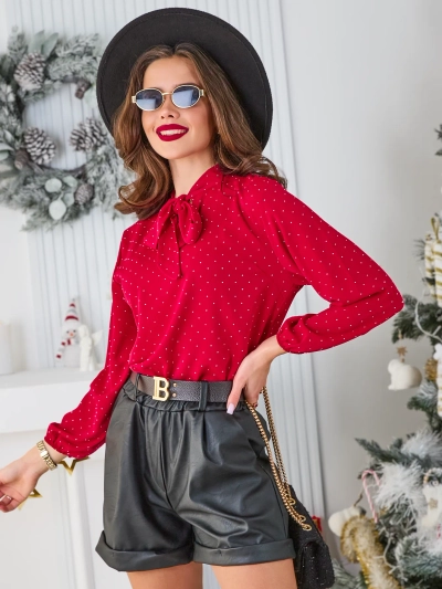 Royalfashion Ženska srajca z bleščicami