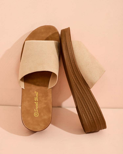 Royalfashion Ženske japonke Saffil z nizko peto