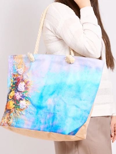 Royalfashion Velika platnena torba s printom