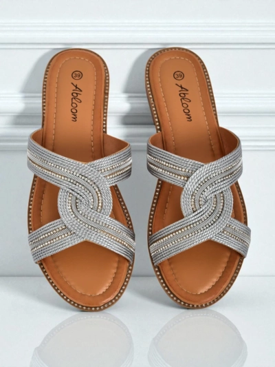 Royalfashion Ženski natikači pleteni Woven Breeze