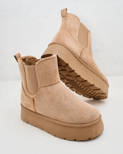Royalfashion Ženski kratki škornji Nomas a'la snow boots