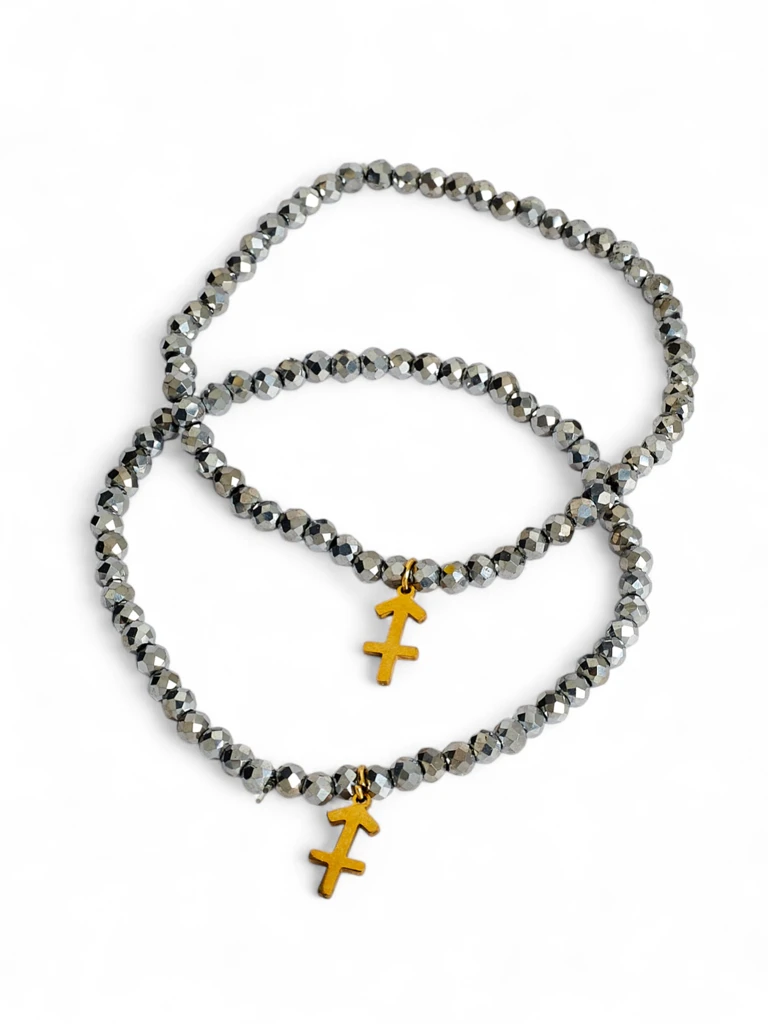 Royalfashion Dve ženski zapestnici z obeskom sidra