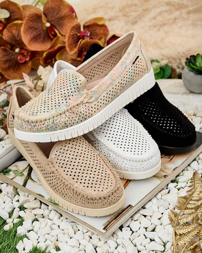Royalfashion Ženski ažurasti mokasini Nafis