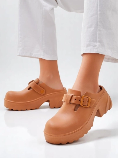 Royalfashion Ženske gumene sandale s peto Voxones