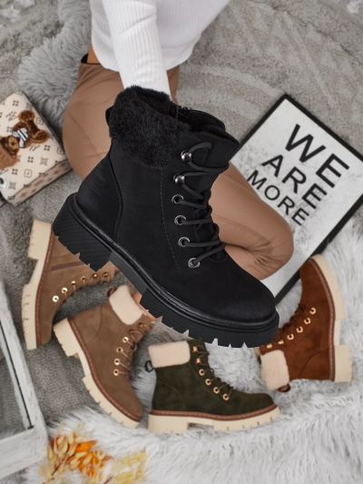 Ženski gležnarji s krznom Tessara