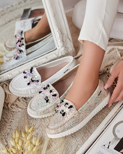 Royalfashion Women's beaded openwork mokasini Nasfali