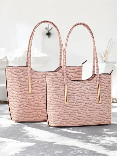 Royalfashion Dvojno prevlečena ženska torba z embosiranjem