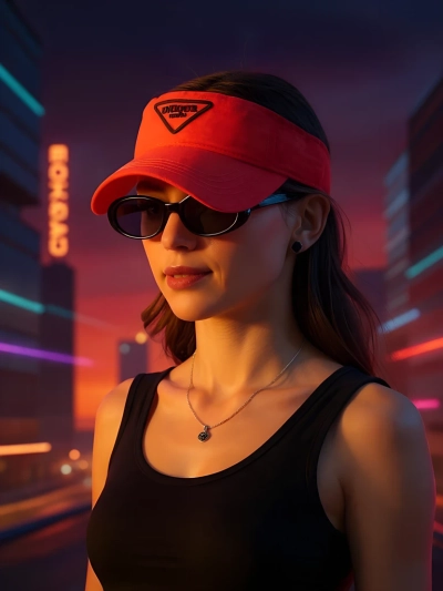 Royalfashion Neon Glow Sončni Vizir