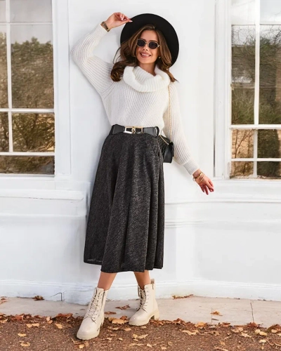 Royalfashion Midi krilo za žene