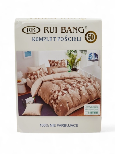 Royalfashion Posteljnina z vzorcem 180x200 komplet 3 DELI