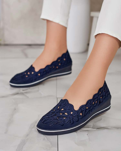 Royalfashion Ženski polpravi čevlji z nizko peto Dellio