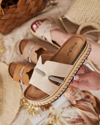 Royalfashion Ženske japonke Orolta zirconia