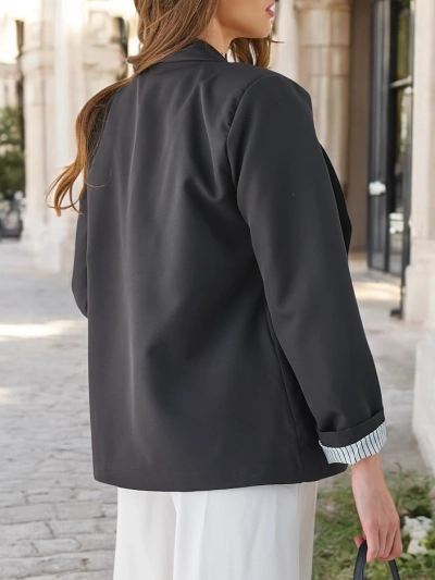Royalfashion Ženski blazer brez zapiranja Elegantes