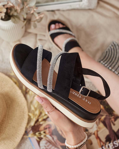 Royalfashion Ženski sandali Obissa z nizko peto