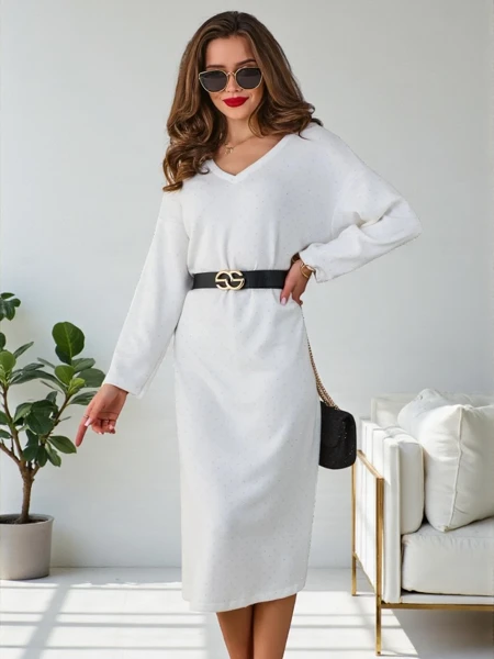 Royalfashion Ženski pulover obleka
