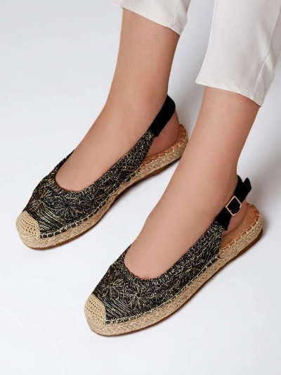 Royalfashion Ženske espadrile z okrasno vezenino