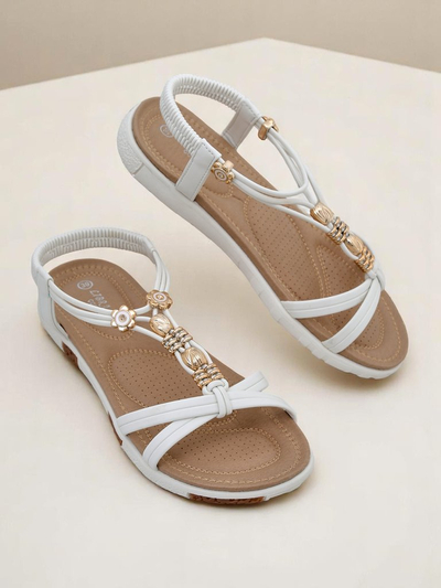 Royalfashion okrašene ženske sandale Veve