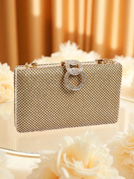 Royalfashion Ženska clutch torbica s cirkoni Armeddo