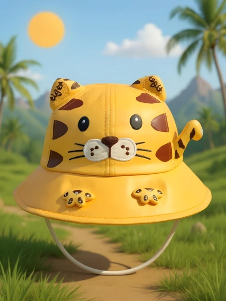 Royalfashion Otroški klobuk Bucket Happy Patches