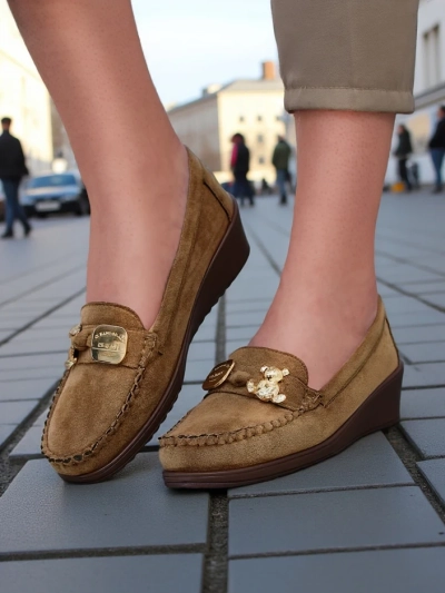 Royalfashion Ženske moccasine na nizkem petu Mollan