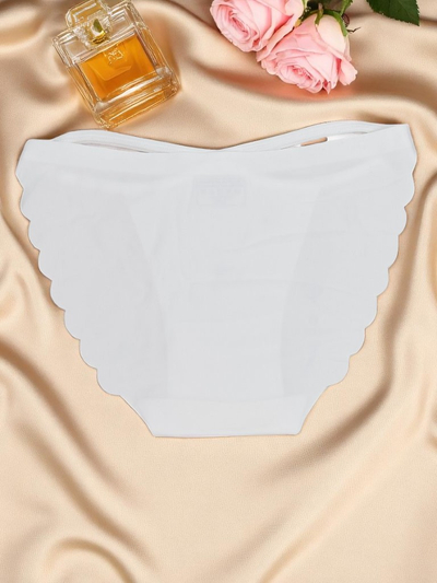 Royalfashion Ženske bikini hlačke z laserskim rezom in dekorativnimi trakovi Edge Chic