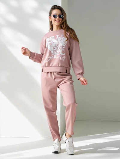 Royalfashion Ženski viskozni komplet s printom