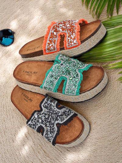 Royalfashion ženski sandali z okraski Candy Candy