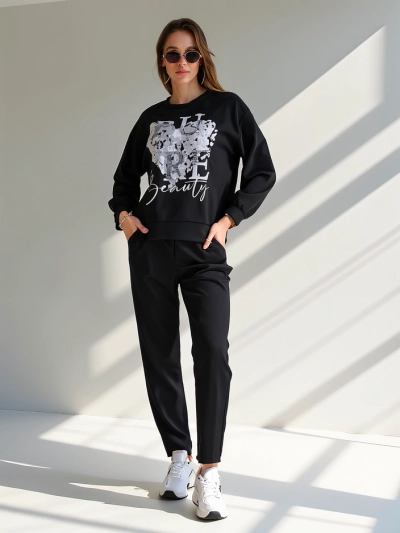 Royalfashion Ženski viskozni set s tiskom