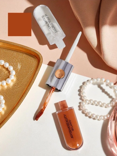 Šminka in prozoren lip gloss 2-v-1 Coral Crush