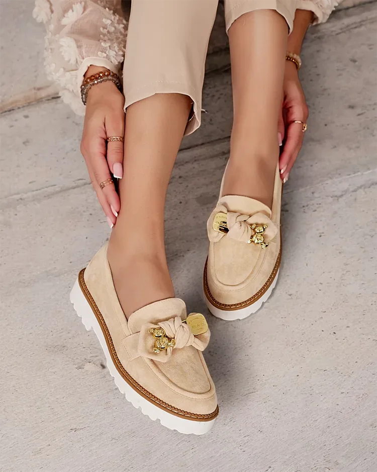 Royalfashion Ženski mokasini z lokom Ezizer