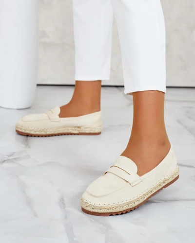 Royalfashion Ženski mokasini iz semiša eko Monum