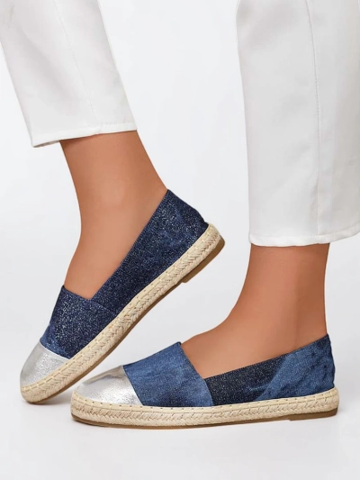 Royalfashion Ženske espadrile a'la denim Anerta