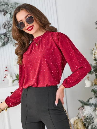 Royalfashion Ženska srajca s kamenčki