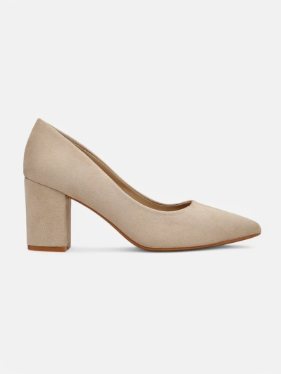 Royalfashion Ženski pumps z ekološko suedin in peto Ugandes