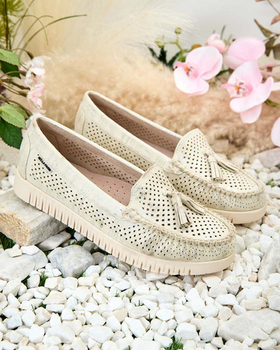 Royalfashion Ženski ažurasti mokasini Molaffa