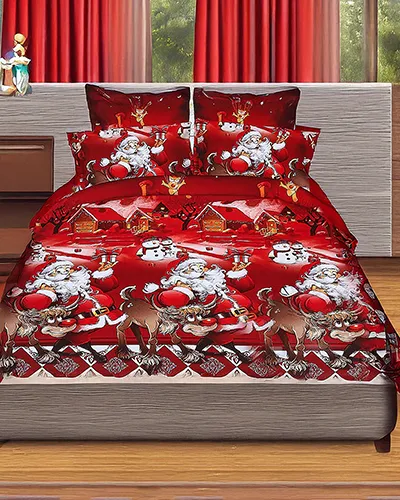 Royalfashion božični posteljnina komplet 160x200 popoln 3-delni