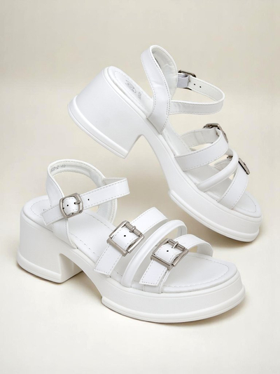 Royalfashion Ženski sandali z nizko blok peto Otteze