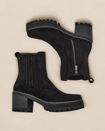 Royalfashion Eco-suede ženski čizmi na postu od Segiag