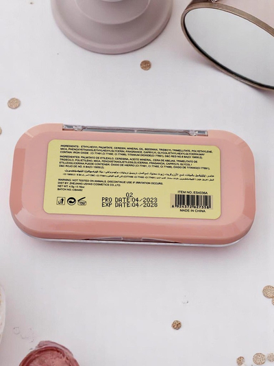 Matirajoča paleta za oblikovanje obraza 3 odtenki Bisque Chestnut