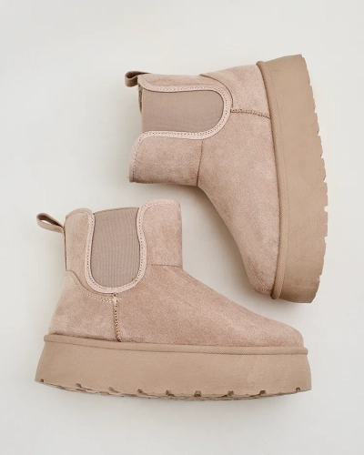 Royalfashion Ženski kratki škornji Nomas a'la snow boots