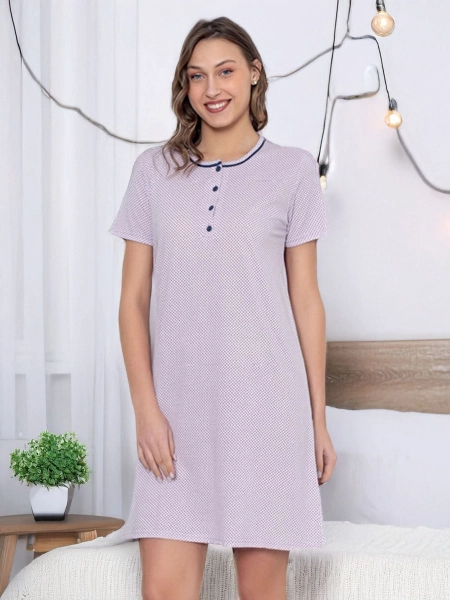 Royalfashion Ženska nočna srajca s pikami