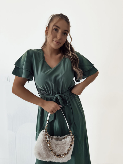 Royalfashion Ženska preprosta midi obleka